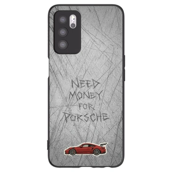 Picasee silikonowe czarne etui na OPPO A16 - Garage Scratch