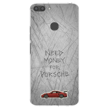 Picasee silikonowe przeźroczyste etui na Huawei P Smart - Garage Scratch