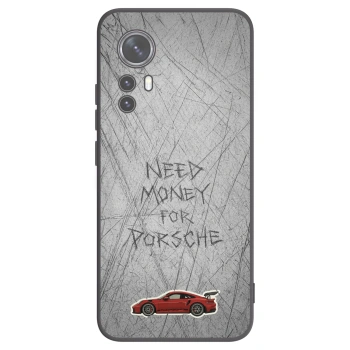 Picasee silikonowe czarne etui na Xiaomi 12X - Garage Scratch