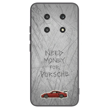 Picasee silikonowe czarne etui na Honor Magic4 Lite 5G - Garage Scratch