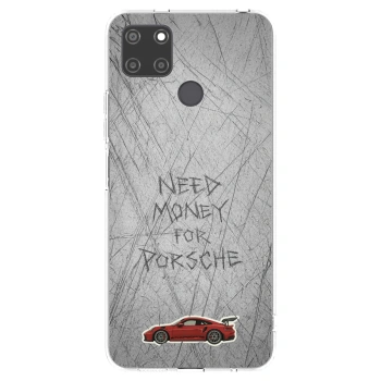Picasee silikonowe przeźroczyste etui na Realme C21Y - Garage Scratch