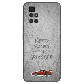 Picasee silikonowe czarne etui na Xiaomi Redmi 10 (2022) - Garage Scratch