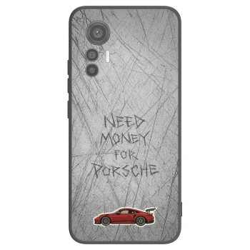 Picasee silikonowe czarne etui na Xiaomi 12 Lite - Garage Scratch