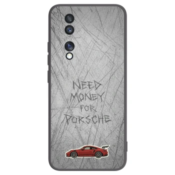 Picasee silikonowe czarne etui na Honor 70 - Garage Scratch