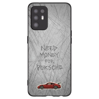 Picasee silikonowe czarne etui na OPPO A94 5G - Garage Scratch