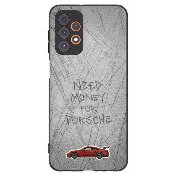 Picasee silikonowe czarne etui na Samsung Galaxy A23 A236B 5G - Garage Scratch