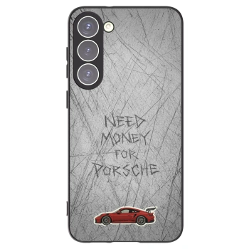 Picasee silikonowe czarne etui na Samsung Galaxy S23+ 5G - Garage Scratch