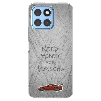 Picasee silikonowe przeźroczyste etui na Honor X8 5G - Garage Scratch