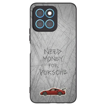 Picasee silikonowe czarne etui na Honor X6 - Garage Scratch