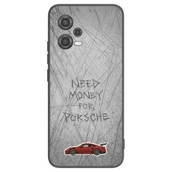 Picasee silikonowe czarne etui na Xiaomi Poco X5 - Garage Scratch