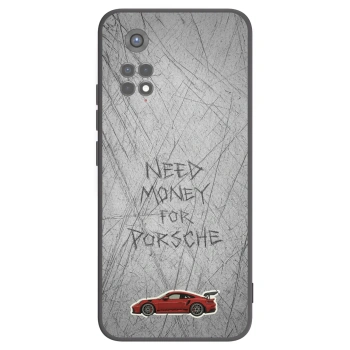 Picasee silikonowe czarne etui na Xiaomi Redmi Note 11S 5G - Garage Scratch