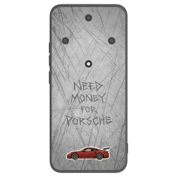 Picasee silikonowe czarne etui na Honor Magic5 Lite 5G - Garage Scratch