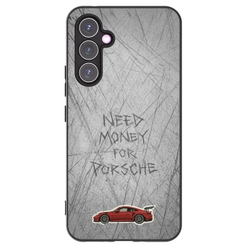 Picasee silikonowe czarne etui na Samsung Galaxy A54 5G A546B - Garage Scratch
