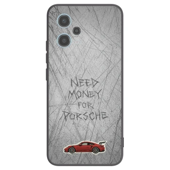 Picasee silikonowe czarne etui na Xiaomi Redmi Note 12 5G - Garage Scratch
