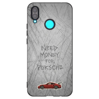 Picasee silikonowe czarne etui na Huawei Nova 3 - Garage Scratch