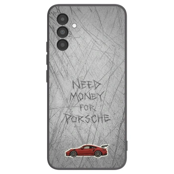 Picasee silikonowe czarne etui na Samsung Galaxy A04s A047F - Garage Scratch