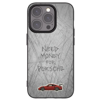 Picasee silikonowe czarne etui na Apple iPhone 15 Pro - Garage Scratch