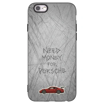 Picasee silikonowe czarne etui na Apple iPhone 6/6S - Garage Scratch