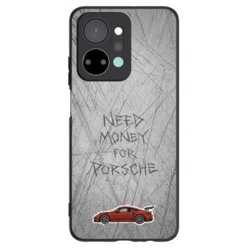 Picasee silikonowe czarne etui na Honor X7a - Garage Scratch