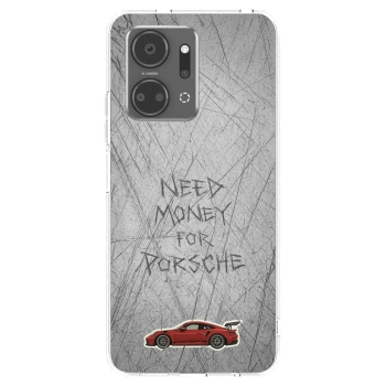 Picasee silikonowe przeźroczyste etui na Honor X7a - Garage Scratch