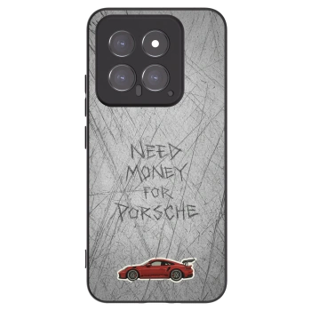 Picasee silikonowe czarne etui na Xiaomi 14 - Garage Scratch