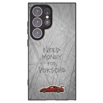 Picasee silikonowe czarne etui na Samsung Galaxy S24 Ultra S928B 5G - Garage Scratch