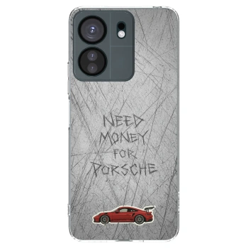 Picasee silikonowe przeźroczyste etui na Xiaomi Redmi 13C 4G - Garage Scratch