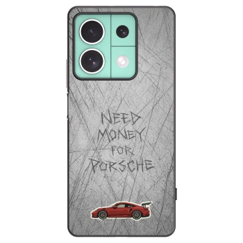 Picasee silikonowe czarne etui na Xiaomi Redmi Note 13 5G - Garage Scratch