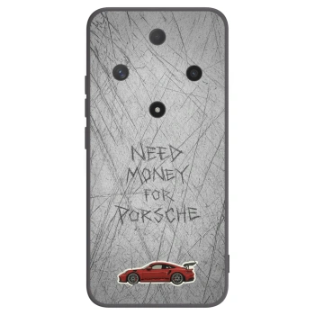 Picasee silikonowe czarne etui na Honor Magic6 Lite 5G - Garage Scratch