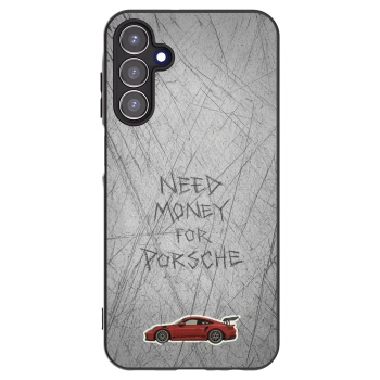 Picasee silikonowe czarne etui na Samsung Galaxy A15 A156B 5G - Garage Scratch