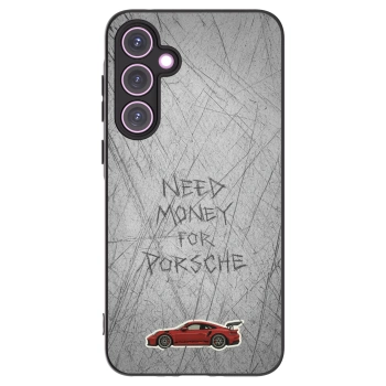 Picasee silikonowe czarne etui na Samsung Galaxy A35 5G A356B - Garage Scratch