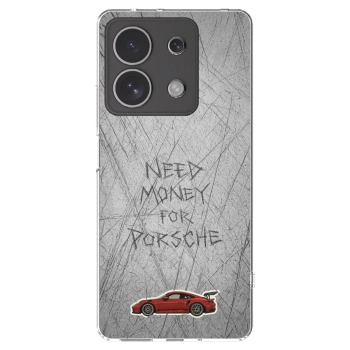 Picasee silikonowe przeźroczyste etui na Xiaomi Redmi Note 13 4G - Garage Scratch