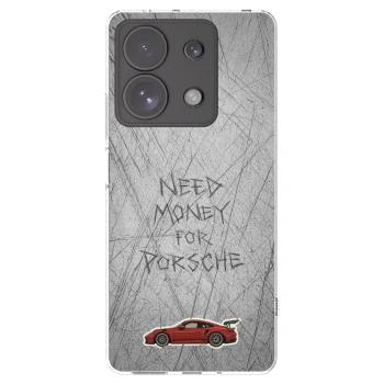 Picasee silikonowe przeźroczyste etui na Xiaomi Redmi Note 13 Pro 4G - Garage Scratch