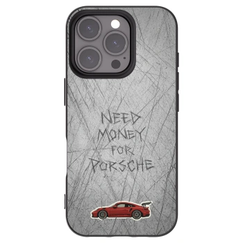 Picasee silikonowe czarne etui na Apple iPhone 16 Pro - Garage Scratch