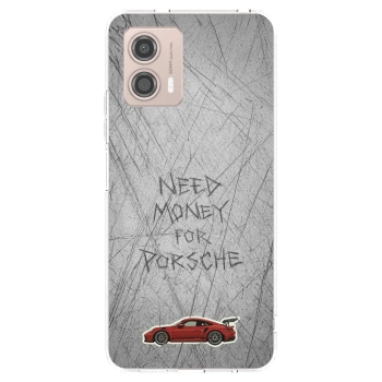 Picasee silikonowe przeźroczyste etui na Motorola Moto G53 5G - Garage Scratch