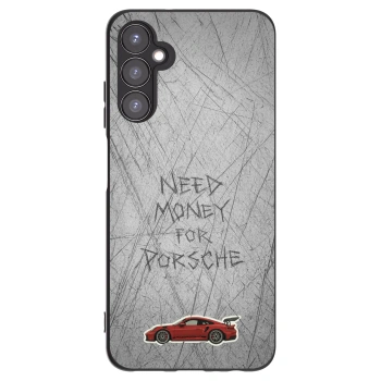 Picasee silikonowe czarne etui na Samsung Galaxy A05s A057G - Garage Scratch