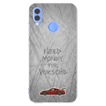 Picasee silikonowe przeźroczyste etui na Huawei P Smart 2019 - Garage Scratch