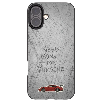 Picasee silikonowe czarne etui na Apple iPhone 16 Plus - Garage Scratch