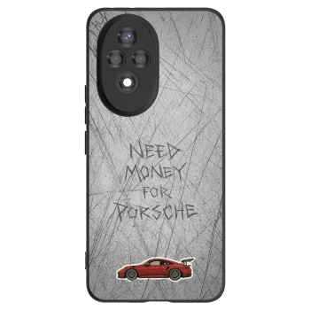 Picasee silikonowe czarne etui na Honor 200 Pro 5G - Garage Scratch