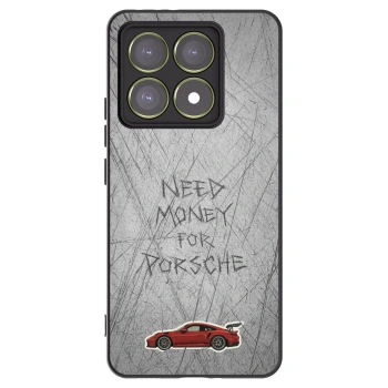 Picasee silikonowe czarne etui na Xiaomi 14T - Garage Scratch