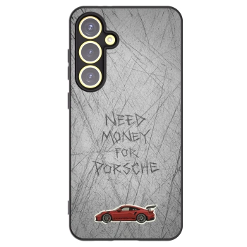 Picasee silikonowe czarne etui na Samsung Galaxy S24 FE S721B - Garage Scratch
