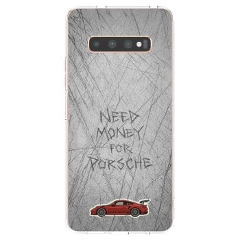Picasee silikonowe przeźroczyste etui na Samsung Galaxy S10 Plus G975 - Garage Scratch