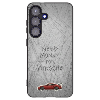 Picasee silikonowe czarne etui na Samsung Galaxy S25 5G - Garage Scratch