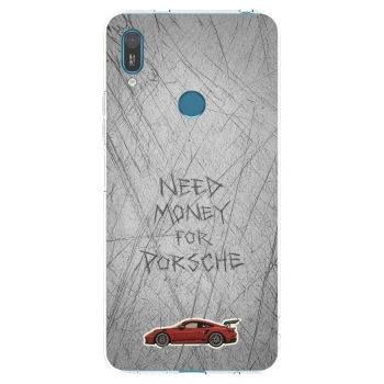 Picasee silikonowe przeźroczyste etui na Huawei Y7 2019 - Garage Scratch