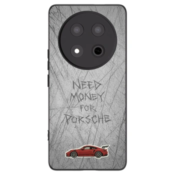 Picasee silikonowe czarne etui na Honor Magic7 Lite 5G - Garage Scratch