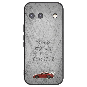 Picasee silikonowe czarne etui na Google Pixel 9 - Garage Scratch