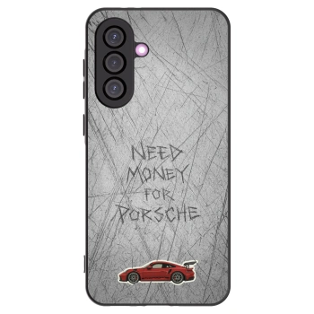 Picasee silikonowe czarne etui na Samsung Galaxy A36 5G - Garage Scratch