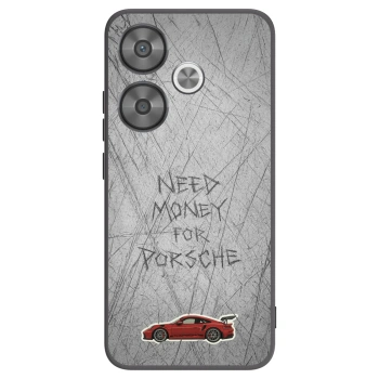 Picasee silikonowe czarne etui na Xiaomi Poco F6 - Garage Scratch