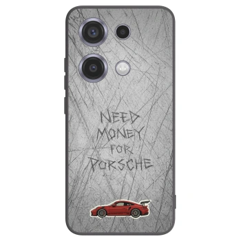 Picasee silikonowe czarne etui na Xiaomi Redmi Note 14S - Garage Scratch