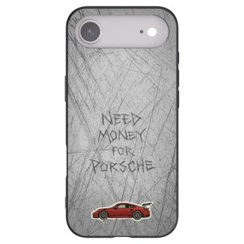 Picasee silikonowe czarne etui na Apple iPhone Air - Garage Scratch